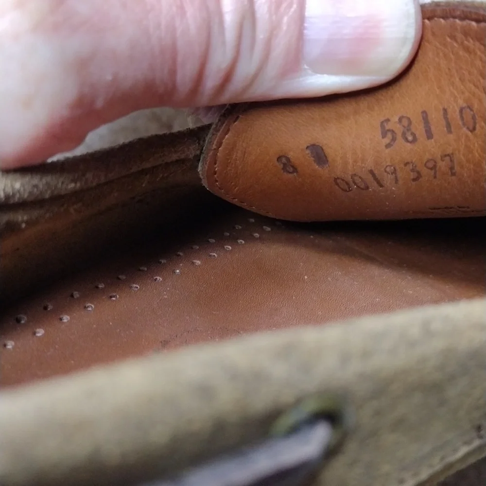 Allen Edmonds men's brown suede Sandlot NY Mets loafers. Size 8